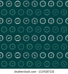 Seamless pattern with speedometers for your design