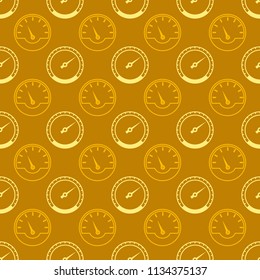 Seamless pattern with speedometers for your design