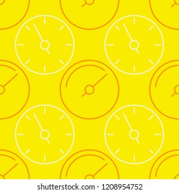 Seamless pattern with speedometers for your design