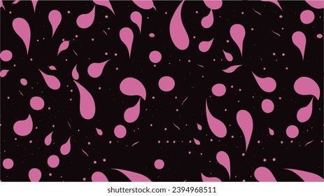 Seamless pattern. Spermatozoa seamless pattern. Smart design for your business advert. Light Seamless Contemporary Fresh Style Wallpaper.