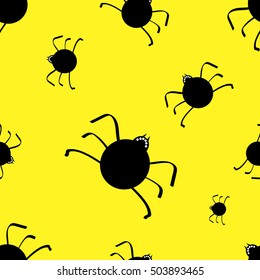 seamless pattern spider for Halloween
