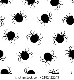 Seamless pattern spider vector illustration