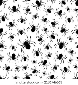 Seamless pattern spider vector illustration