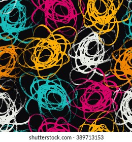 Seamless pattern with spiral.