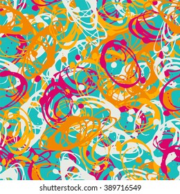 Seamless pattern with spiral.