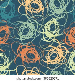 Seamless pattern with spiral.