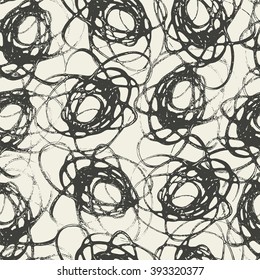 Seamless pattern with spiral.