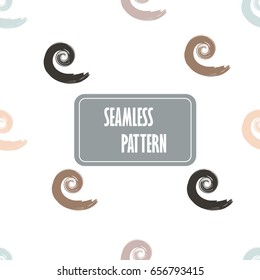 Seamless pattern with spiral elements. Seamless pattern can be used for wallpaper, pattern fills, web page background, surface textures. Seamless For your design