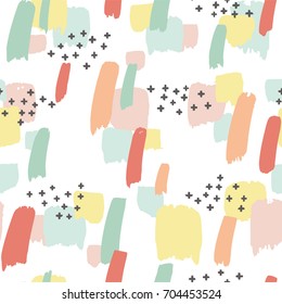 seamless pattern with splash of color