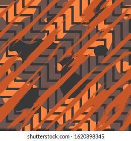 Seamless pattern. Sport, active lifestyle. Vector design.