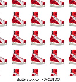 Seamless pattern with sport horses. Serial rhythmic pattern.