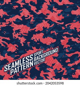 Seamless pattern sport texture designs for extreme jersey team, racing, cycling, football, gaming and sport livery.