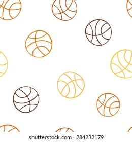 seamless pattern: sports balls