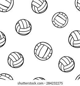 seamless pattern: sports balls