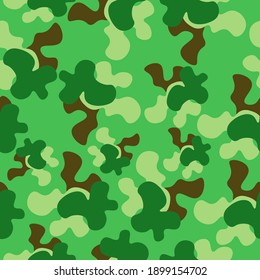 Seamless pattern of spots of different shades of green and brown, olive green shades background for design illustration