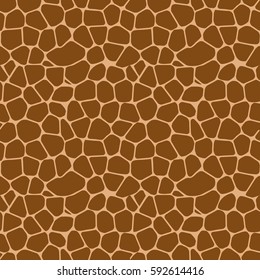 seamless pattern of spots giraffe
