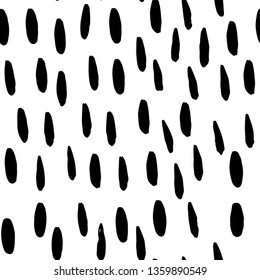 seamless pattern ,spots, ink, vector, hand drawing