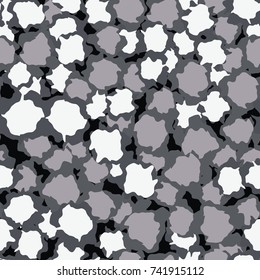 Seamless pattern. Spotted color. Masking for hunting, fishing and recreation.