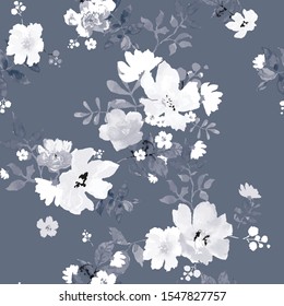 Seamless pattern with spring flowers. floral pattern for wallpaper or fabric
