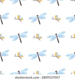 Seamless pattern. Spring print perfect for children's textile design, decor