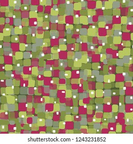 Seamless pattern. Spring theme. Camouflage principle.