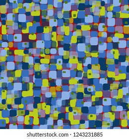 Seamless pattern. Spring theme. Camouflage principle.