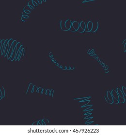 Seamless pattern with Springs