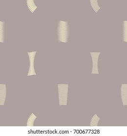 Seamless pattern with Springs on grey background