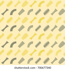 Seamless pattern with Springs on yellow and grey