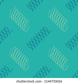 Seamless pattern with Springs for your design