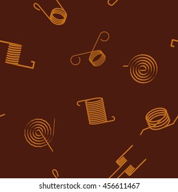 Seamless pattern with Springs for your design