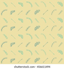 Seamless pattern with Springs for your design