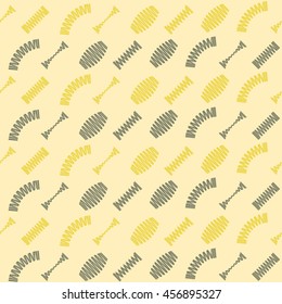 Seamless pattern with Springs for your design