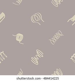 Seamless pattern with Springs for your design