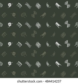 Seamless pattern with Springs for your design