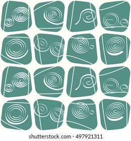 Seamless pattern with Springs for your design