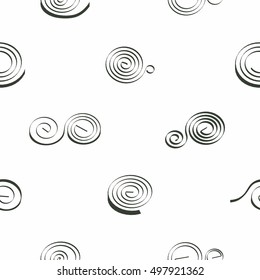 Seamless pattern with Springs for your design
