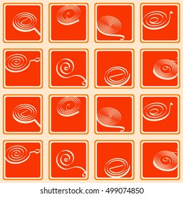 Seamless pattern with Springs for your design