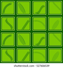 Seamless pattern with Springs for your design