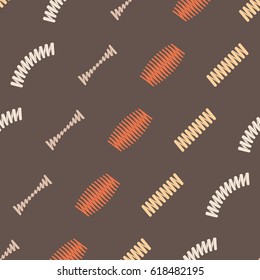 Seamless pattern with Springs for your design