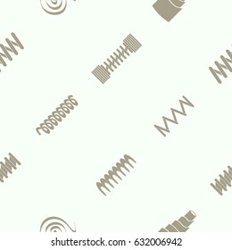 Seamless pattern with Springs for your design