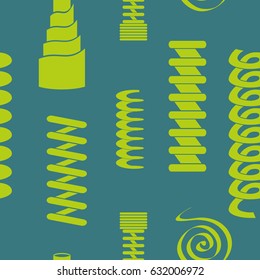 Seamless pattern with Springs for your design
