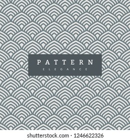 Seamless Pattern Squama On Island White Background. Can be used for wallpaper, pattern fills, surface textures, fabric prints. Modern artwork