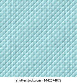 Seamless Pattern Square Diamonds And Pyramids Turquoise