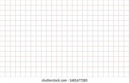 Seamless pattern of square grid cells on white background vector illustration.