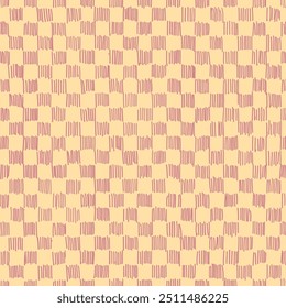  Seamless pattern with square segments of vertical lines. Vector illustration