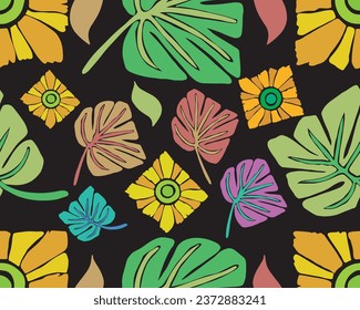 Seamless pattern and square
