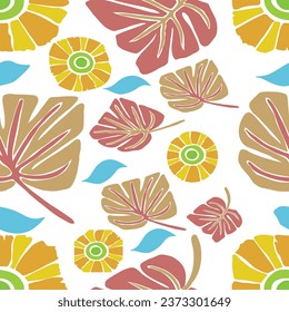 Seamless pattern and square