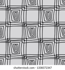 Seamless pattern with squares