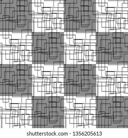 Seamless pattern with squares